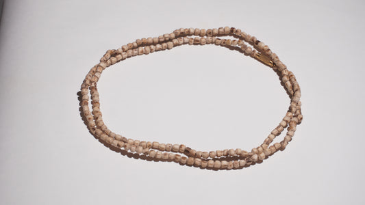 Premium Double Round Tulsi Kanthi Mala – 34 Inch